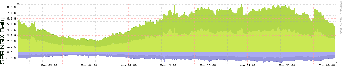SPRINGIX Daily Utilization