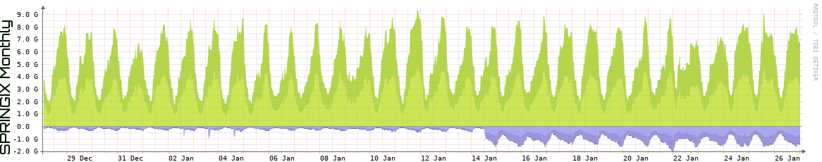 SPRINGIX Monthly Utilization